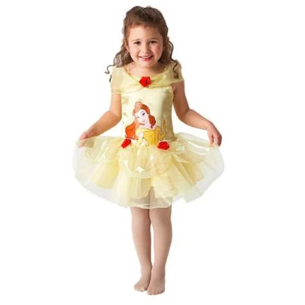 Beauty and the Beast Golden Belle Ballerina Costume for Girls - 884654-T